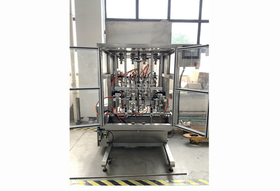 automatic paste state liquid filling machine with video