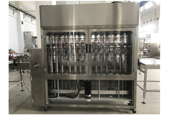 Stainless steel vegetable oil piston filling machine