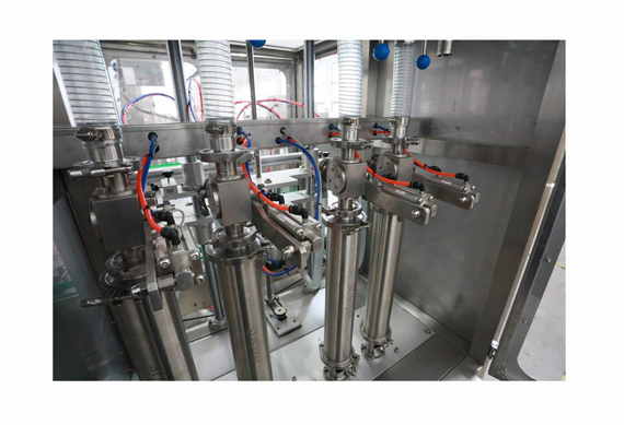 automatic vertical pneumatic liquid filling machine