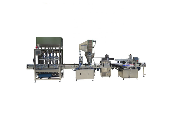 automatic liquid filling sealing machine line