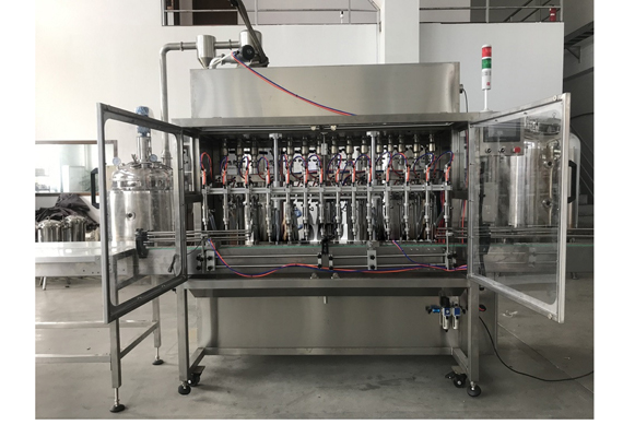 Automatic bottle oil filling packing machine