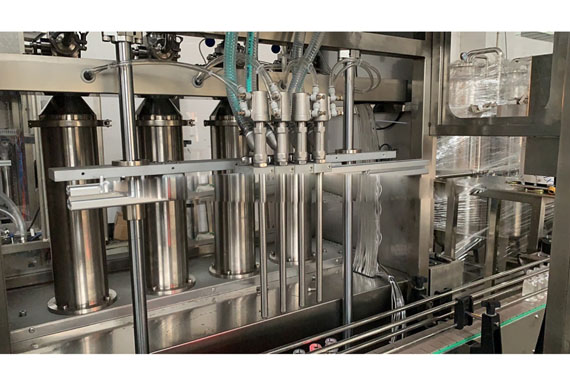 automatic solvent filling capping and labeling machine with video