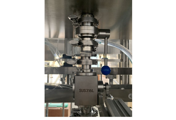 automatic solvent filling capping and labeling machine with video