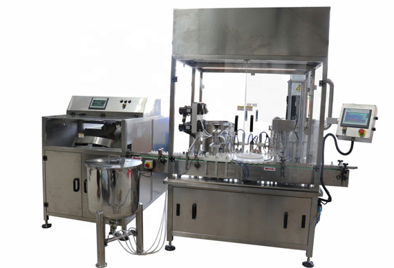 CE standard small bottle filling capping and labeling machine with VIDEO