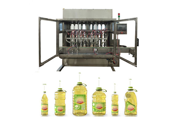 Automatic manufacturer sale oil filling capping and labeling machine line oil bottle filling machine line with box packaging