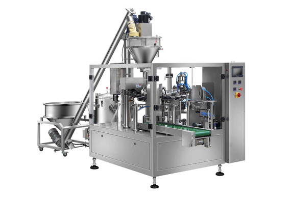 factory price automatic magarine powder canning machine