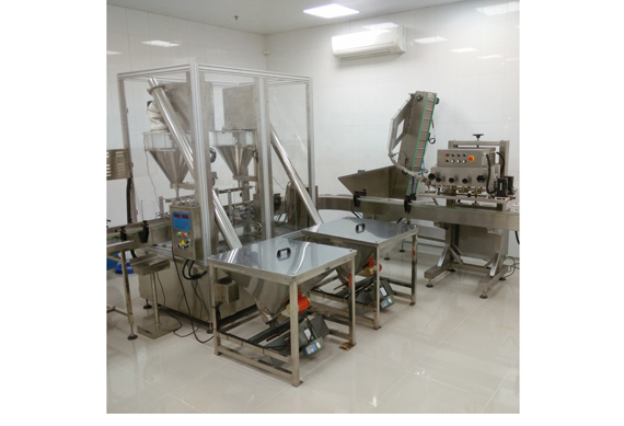 factory price automatic magarine powder canning machine