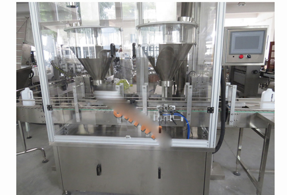 automatic spice powder/baking powder bottle filling machine