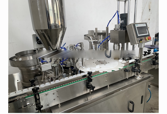 automatic liquid cream filling and capping machine