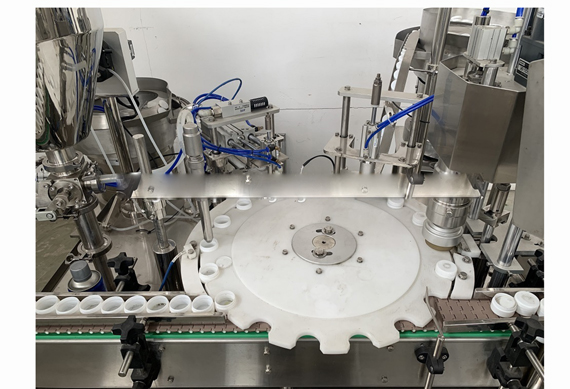 automatic liquid cream filling and capping machine