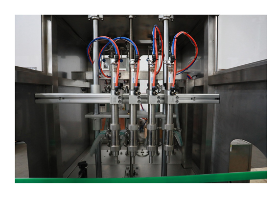 automatic servo motor lubricant oil bottle filling and capping machine