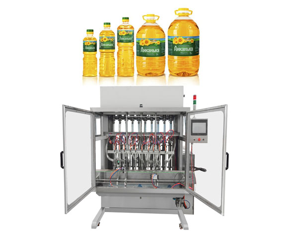 automatic almond oil bottle servo motor filling and capping machine