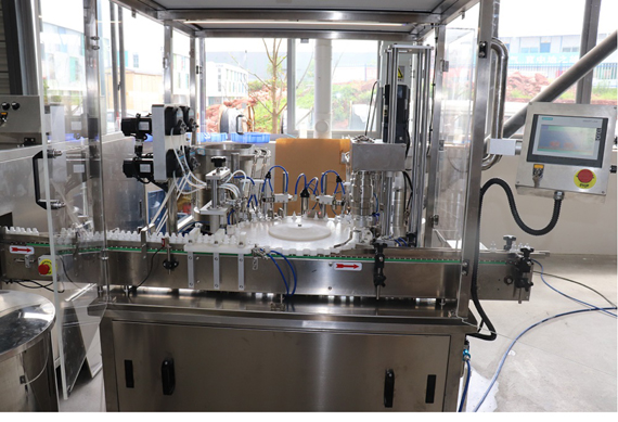 High quality automatic eye drops filling capping and labeling machine