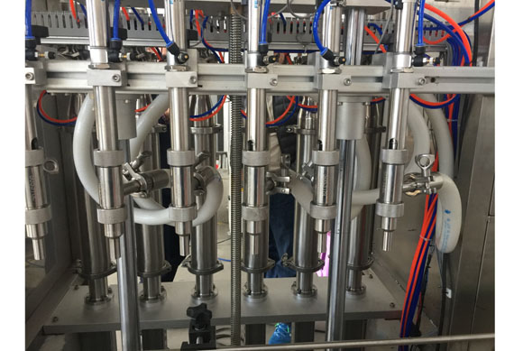 CE standard automatic food sauce bottle filling capping and labeling machine