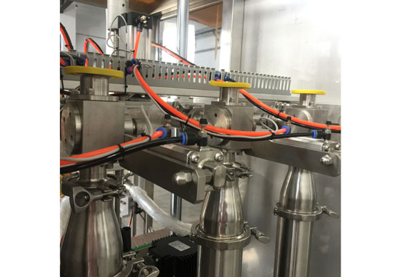 CE standard automatic food sauce bottle filling capping and labeling machine