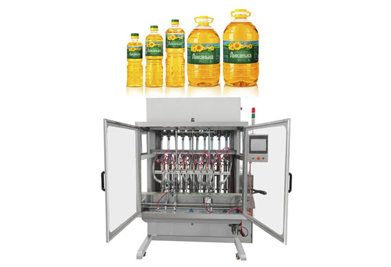 automatic cooking oil/canola oil filling machine capping and labeling machine