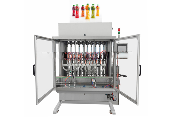 automatic sweet sauce bottle filling capping and filling machine