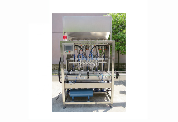 automatic washing laundry liquid filling capping labeling machine