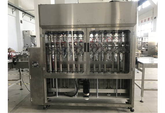 Automatic filling machines for lubricant PE bottle