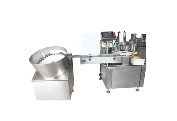 automatic ointment filling and capping machine