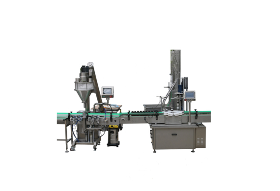 Automatic milk powder filling capping labeling machine