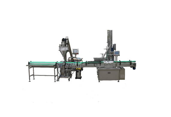 Automatic milk powder filling capping labeling machine