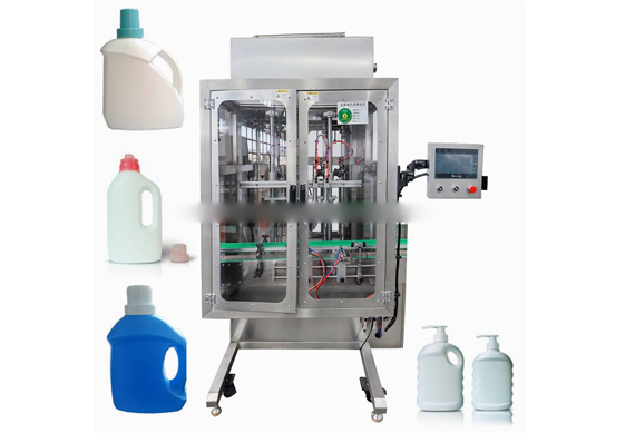 automatic big volume filling capping and labeling machine with hand sanitizer