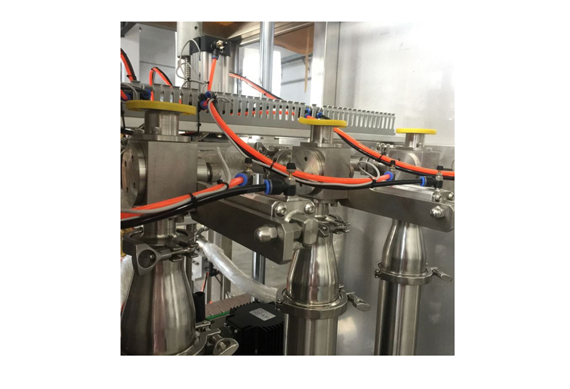 Filler capper and sticker labeling machines for Alcohol