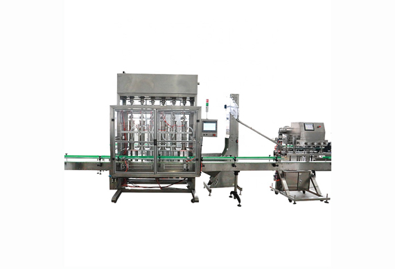 automatic oil filling line hot filling machine to make fruit juice with video