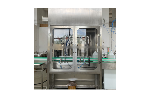 Factory direct sale automatic coconut oil filling labeling machine line with video