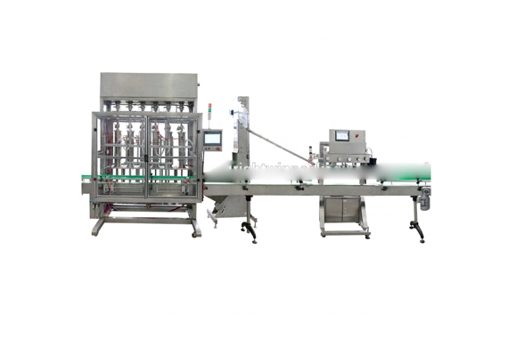 Olive oil PET bottle filling capping and labeling machine