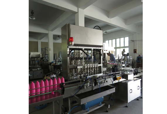 automatic shampoo filling and capping machine