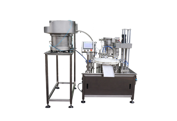 Fully automatic IVD reagent 0.5-15ml plastic rapid tubes filling capping labeling machine