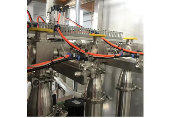 automatic mashed potato bottle filling capping and labeling machine with video