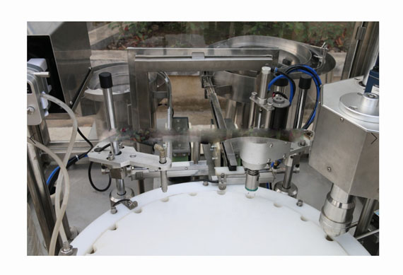 automatic e-juice small bottle 60ml filling and capping machine