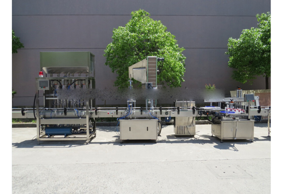 Shanghai factory diesel filling machine diesel filling line diesel bottling machine with video