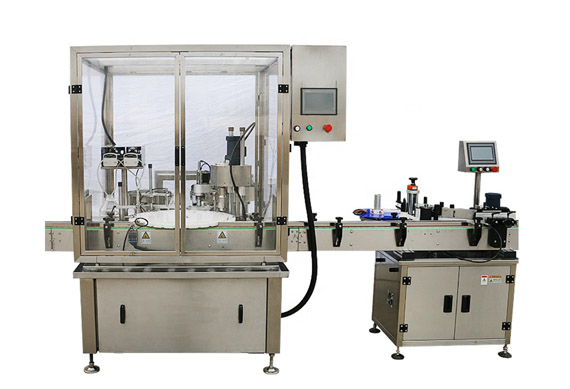 automatic rose essential oil bottle filling capping and labeling machine