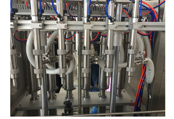 automatic gel filling capping and labeling machine with video