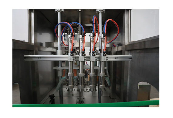 automatic gel filling capping and labeling machine with video