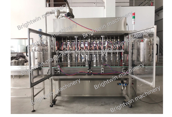 automatic pneumatic refrigerant filling capping labeling machine