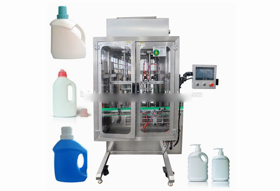 automatic dishwasher detergent bottle servo motor filling machine