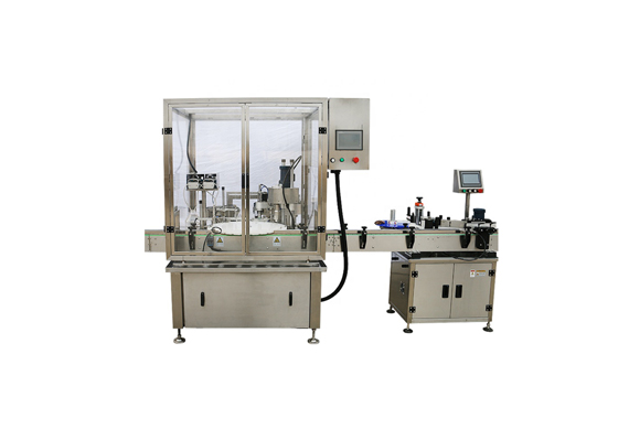 promotion automatic turntable bottles filling and capping machine