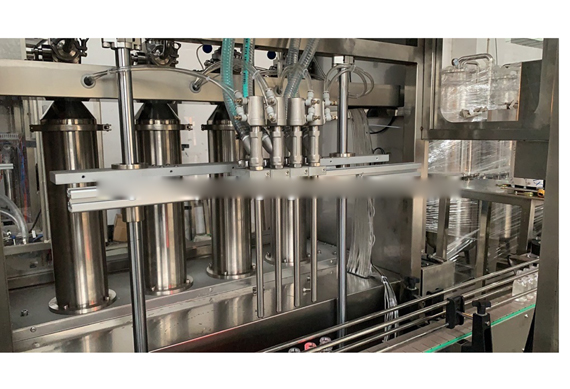 automatic nutrient solution bottle filling capping and labeling machine with video