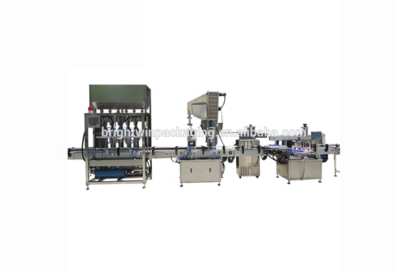 automatic dish washing soap bottle filling and capping machine