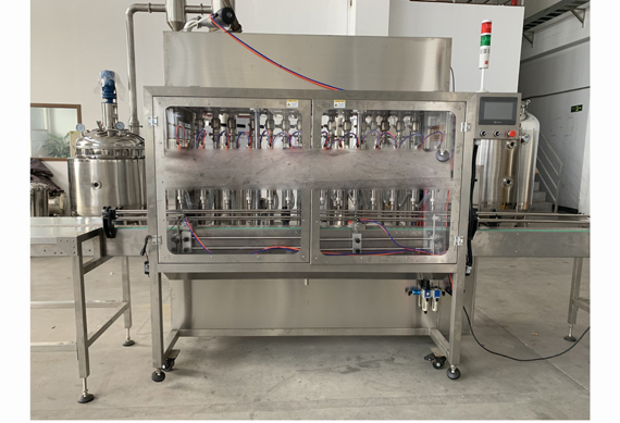 automatic dish washing soap bottle filling and capping machine