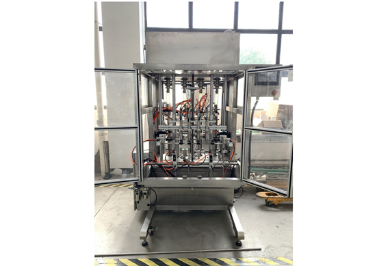 automatic soybean oil bottle filling capping and labeling machine with video