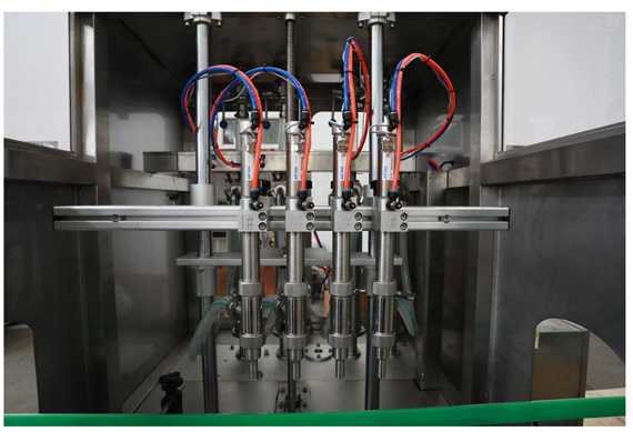 automatic soybean oil bottle filling capping and labeling machine with video