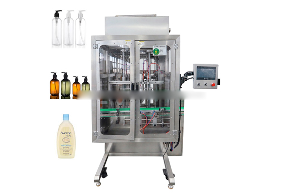 automatic lubricant motor oil filling capping and labeling machine with video