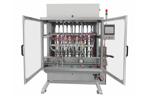 automatic volumetric filling capping and labeling machine