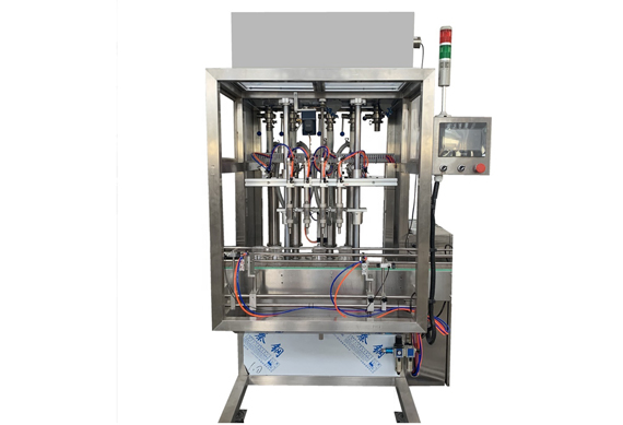 automatic volumetric filling capping and labeling machine